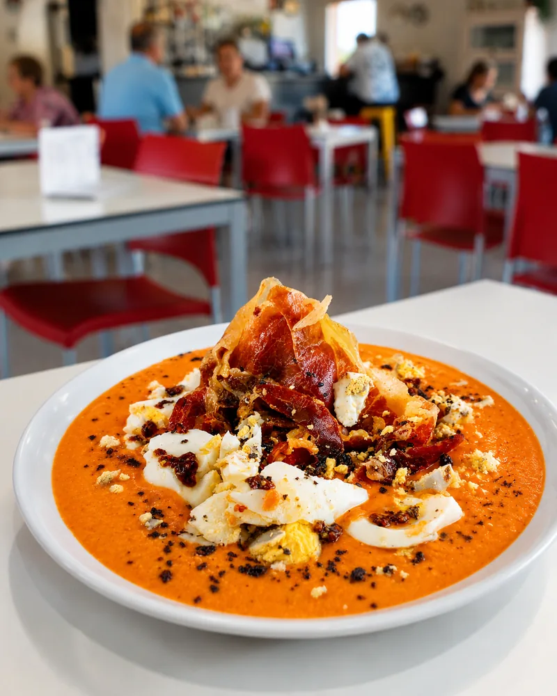 Salmorejo amb pernil del Centre Cívic de Clariana