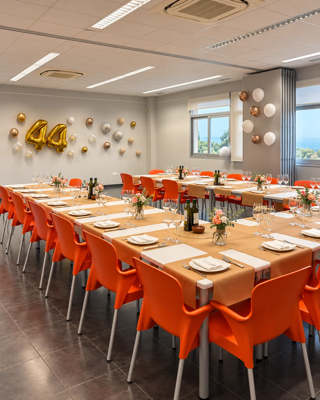 Taules decorades per a aniversaris i esdeveniments de grup a Clariana