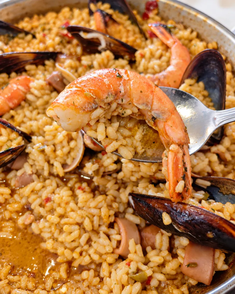 Paella amb llagostins del Centre Cívic de Clariana