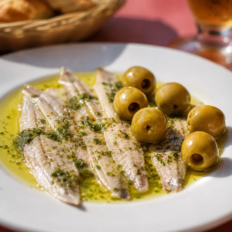 Seitons en vinagre amb olives del Centre Cívic de Clariana